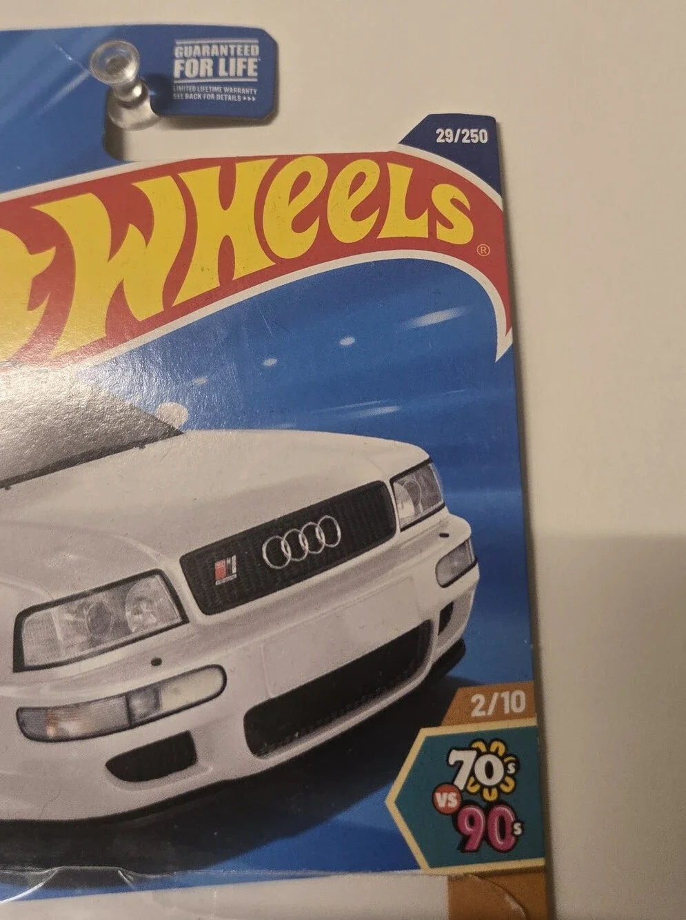 1994 Audi Avant RS2 Hot Wheels HW 70s vs 90s 2/10 White Diecast